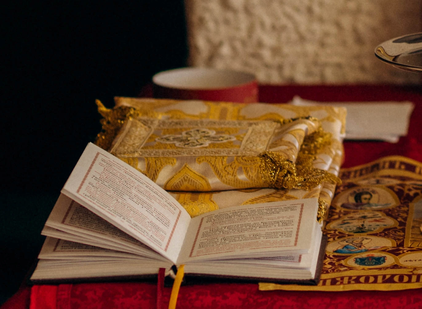 Orthodox parish community gathering